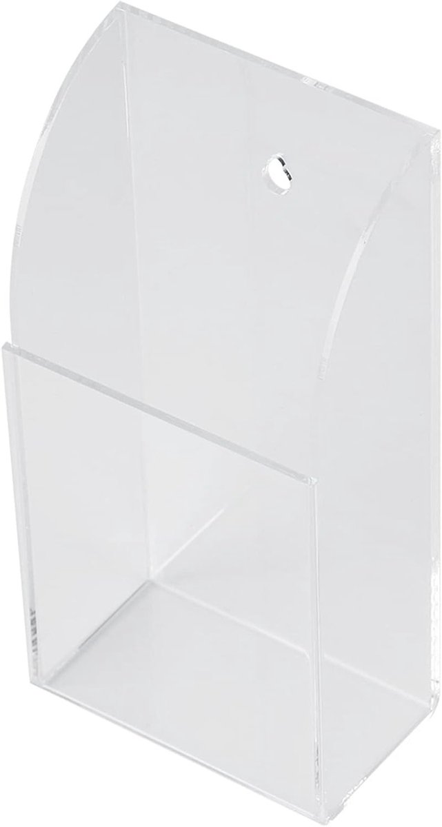 Praktische Wandmontage Organizer voor Afstandsbedieningen - Transparante Acryl Mediaopslag voor TV en Airconditioning