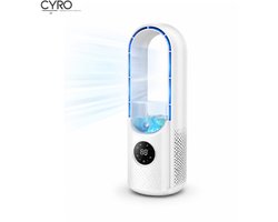 CYRO – Ventilator – Airco – Elektrische Ventilatoren – Airco zonder afvoerslang – met 6 Snelheden – Airconditioning – Wit