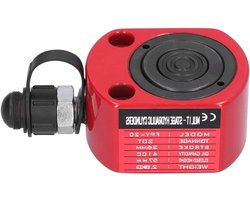 Separate Hydraulic Cylinder Ultra Thin, Threaded Connector Dust Cap, Corrosion Resistant Paint, Chromed Piston, Lightweight, Multi-Angle Use, Quick and Convenient,