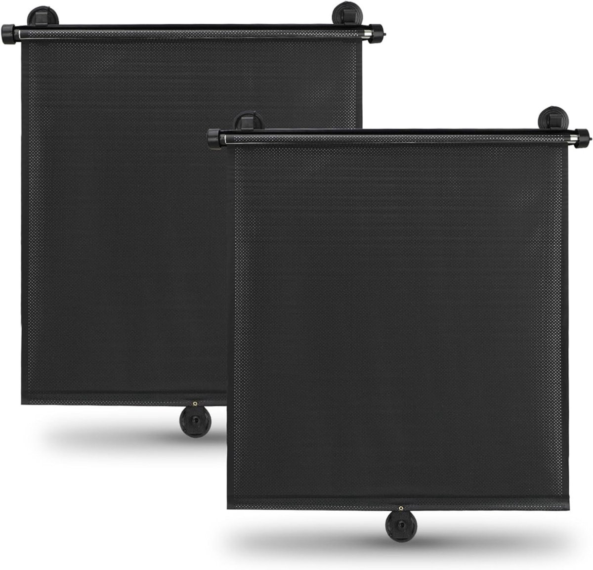 QUOVO® Zonnescherm Auto Baby - Zonnescherm Auto - Zonnescherm - Zwart - 50cm x 45cm x 1cm
