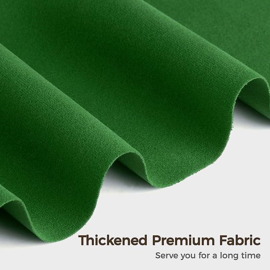 Biljartdoek - Pooltafelkleed - Biljart Spelen - Hybride Materiaal - 7 8 9 Voet - Groen — afbeelding 4