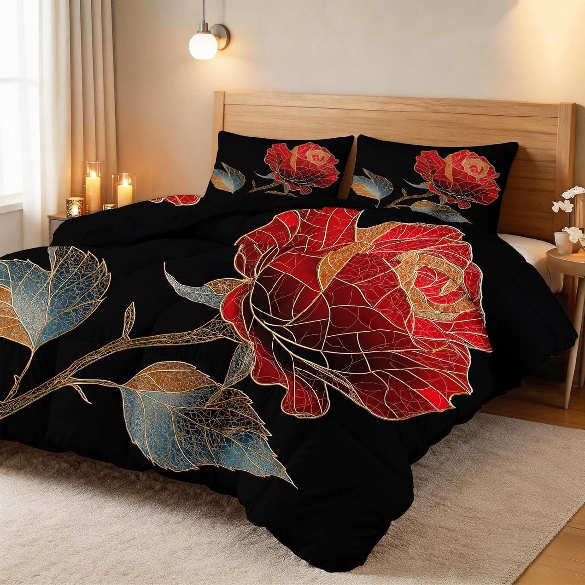 Bedrukt Dekbed - Dekbed Zonder Overtrek - Slaapkamer Decoratie - Omkeerbaar Design - 240 x