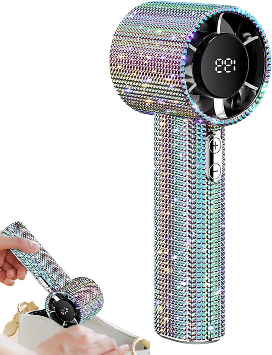 Oplaadbare Mini Ventilator - Draagbare Ventilator Persoonlijke Fan - Zomerse Koelte - Stille Werking