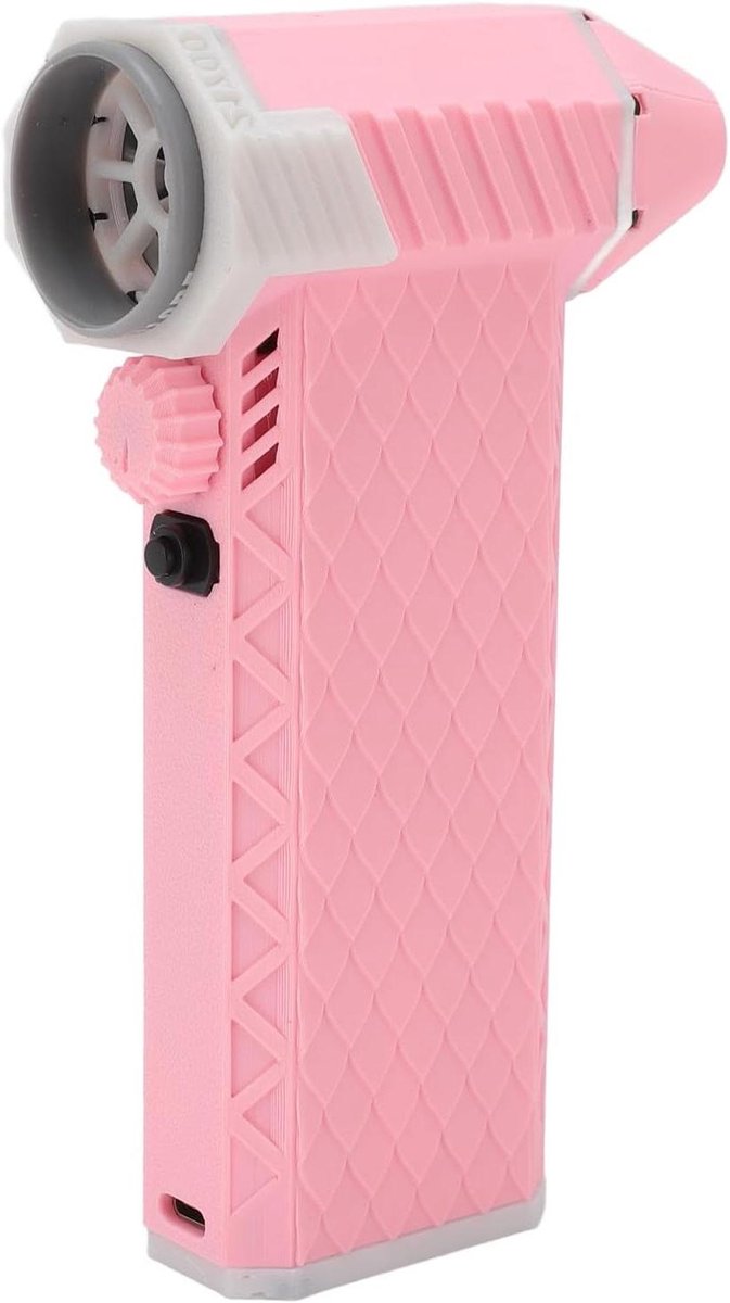 Mini Jet Ventilator - Luchtstofzuiger Krachtig - Apparaten Reinigen - Traploze Snelheid - 200.000 Tpm - Zilver