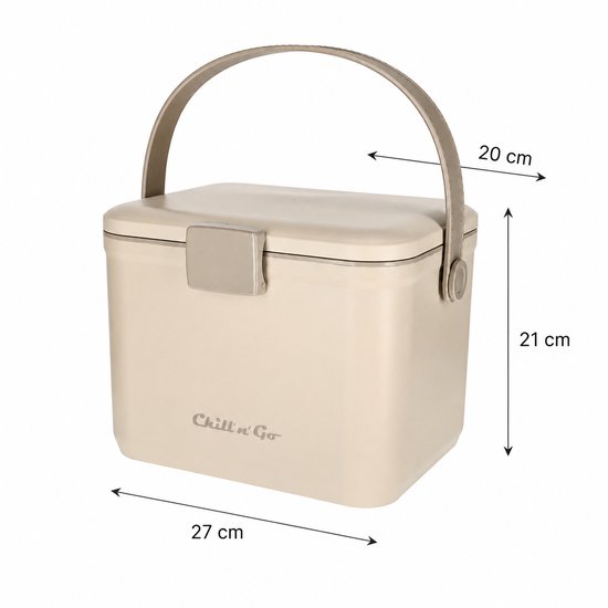Norländer Koelbox - 27 x 21 x 20 cm - 5 liter - Beige van Norlander — afbeelding 5