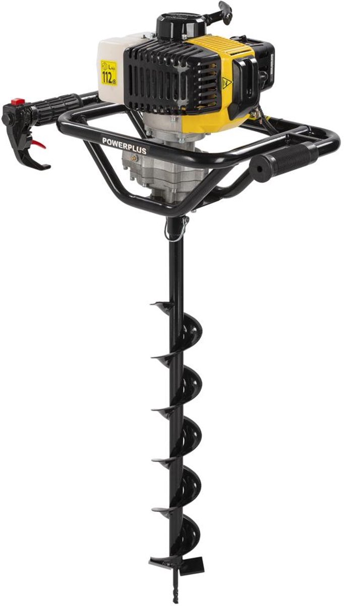 Powerplus Benzine grondboor POWXG50552 - 52 cc, 800 mm boorlengte, 1.2 L tankinhoud, met boor 100 mm van Powerplus — afbeelding 2