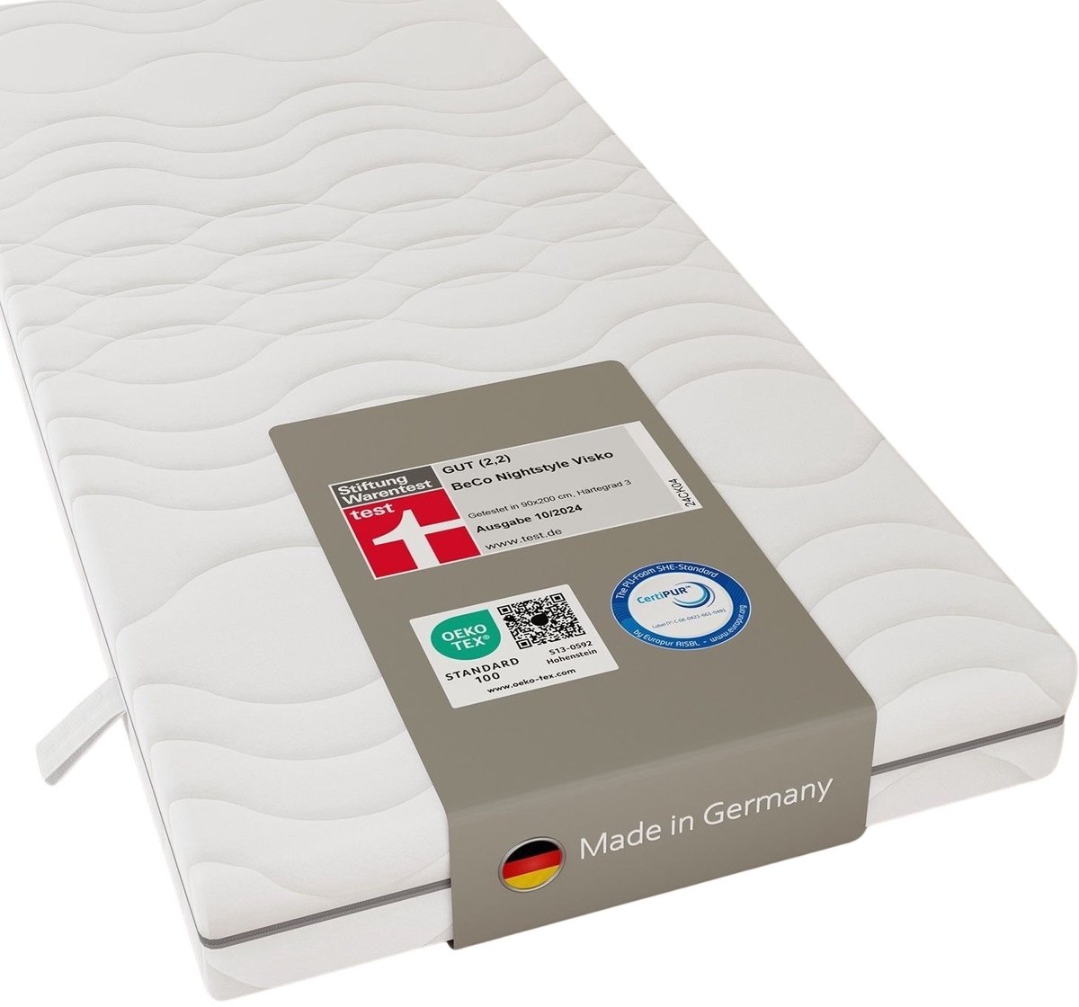matras 90x200 - 18 cm dik - H3 - Sleepneo - 7 zones - koudschuim - gemiddeld
