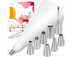 QUOVO® Krokettenmaker - Krokettenmachine - Krokettenpers - Wit - 40cm x 40cm x 1cm