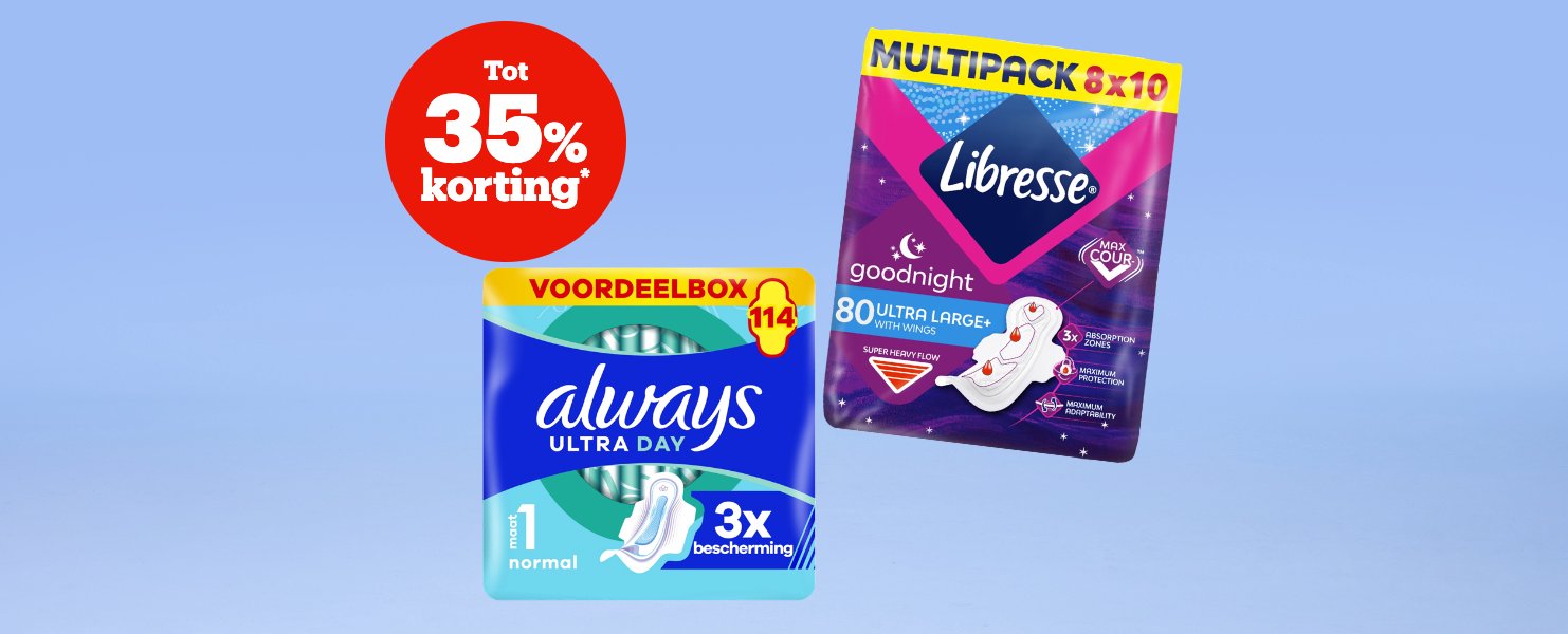 Tot 35% korting*