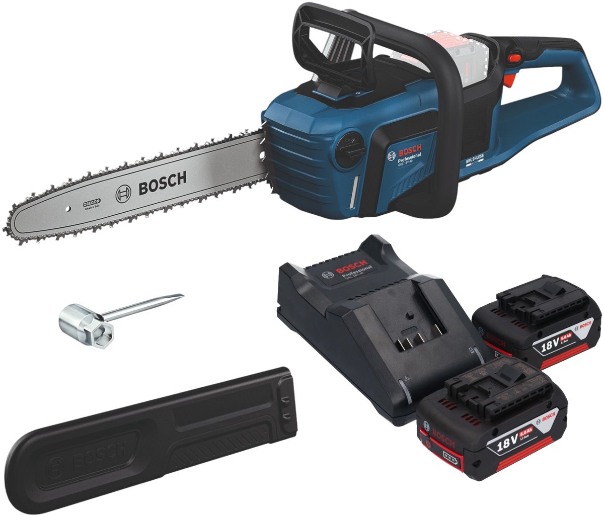 Bosch GKE 18V-40 Professionele accu-kettingzaag 18 V 40 cm borstelloos ( 06008D3000 ) Solo - zonder accu, zonder oplader