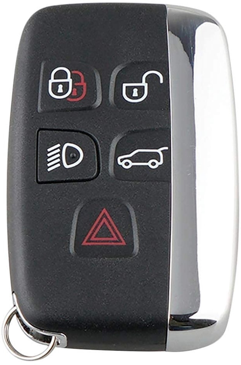 NTH products- Autosleutelbox Gemaakt van ABS - Sleutelhanger Case - 5 Rubberknoppen - Geschikt voor LR4/Sport 2010-2016 - Bescherming tegen slijtage - Duurzaam en stevig