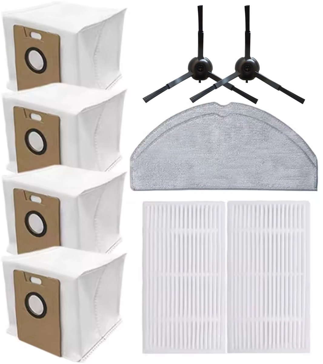 Geschikt voor tapo grondveegmachine accessoires RV30/RV20 Max Plus-10 stuks