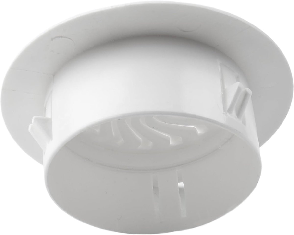 Verstelbare Ventilatierooster van ABS Kunststof voor Badkamer, Keuken en Kantoor - 70mm Sl