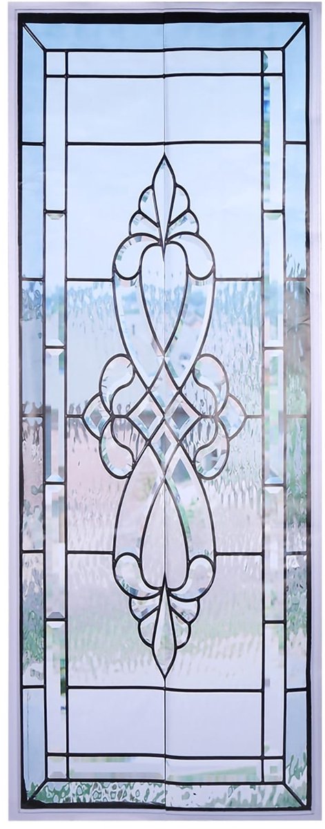 Dailygoods- Raamfolie Anti Inkijk - 2 Stuks - Watervast - Scheurvast - Krasbestendig - Zelfklevend - Geschikt voor Glad Glas - Deursticker