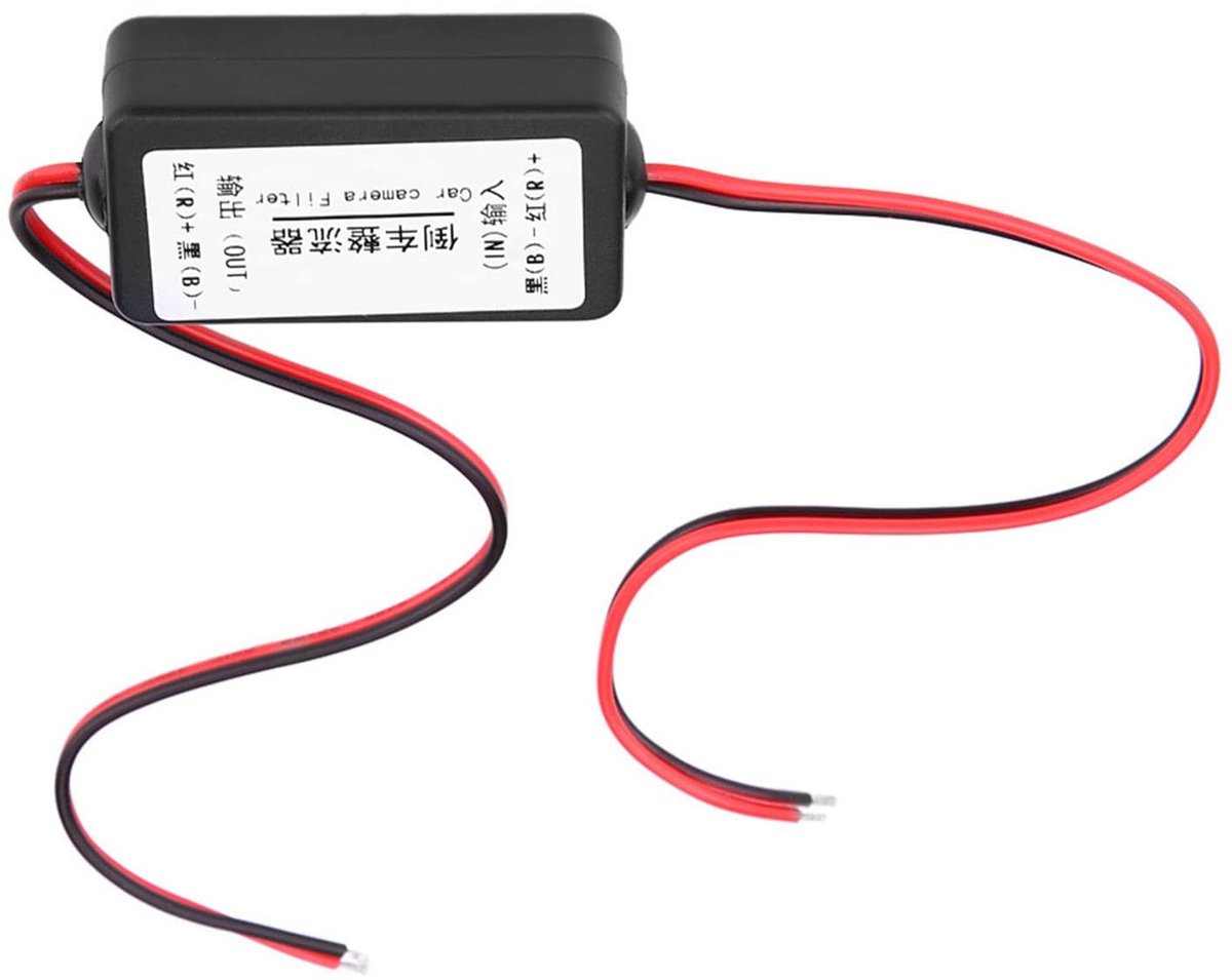 Dailygoods- Relais 12V DC Zelfklevend - Condensatorfilter - Achteruitrijcamera - Gelijkrichter - Auto Modificatie - Professionele Vervaardiging - Voedingsfilter