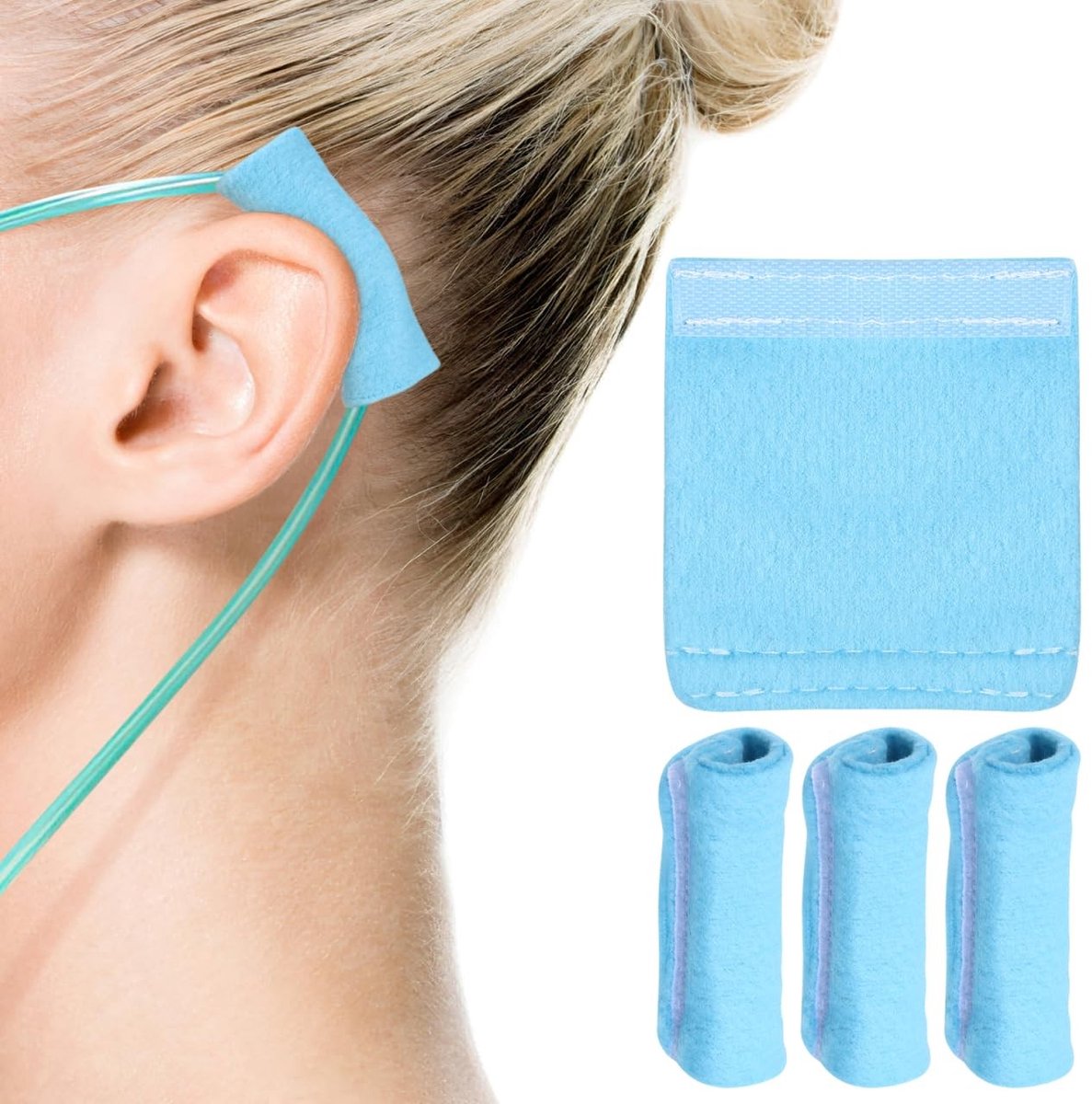 Dailygoods- Neuscanules 4 Stuks - Zachte Neusbril - Oorkussens - Oorbescherming Volwassenen - Oorbescherming Kinderen - Comfortabel Gebruik