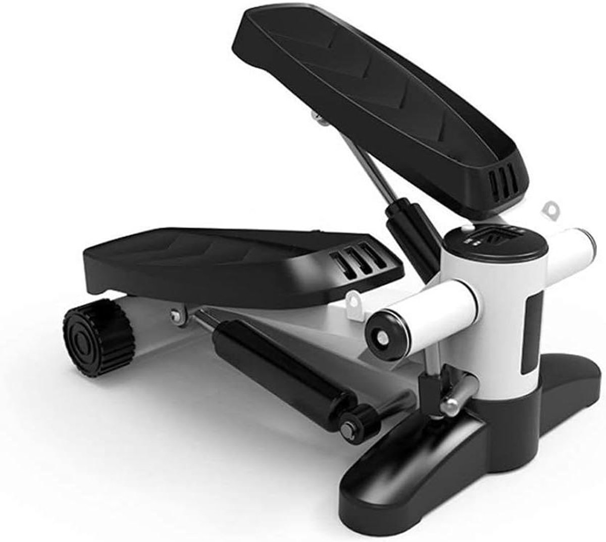 Mini Loopband - Steppers Met Pedalen - Thuis Fitness - Inclusief Weerstandsbanden - Compact Ontwerp - Zwart
