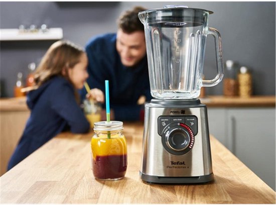 High Speed Blender - Krachtige Mixer - Smoothies Maken - Powelix Technologie - 2L Glazen Kan - Zwart/Zilver — afbeelding 3