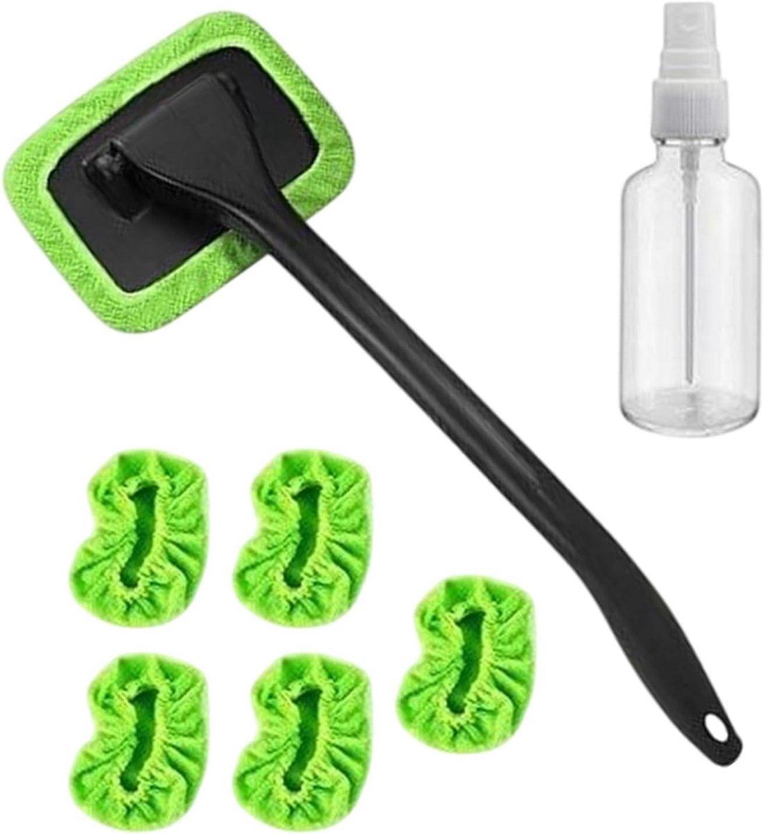 Voorruit Cleaner Tool - Glas Reiniger - Autoruiten Schoonmaken - 180 Graden Roterende Kop