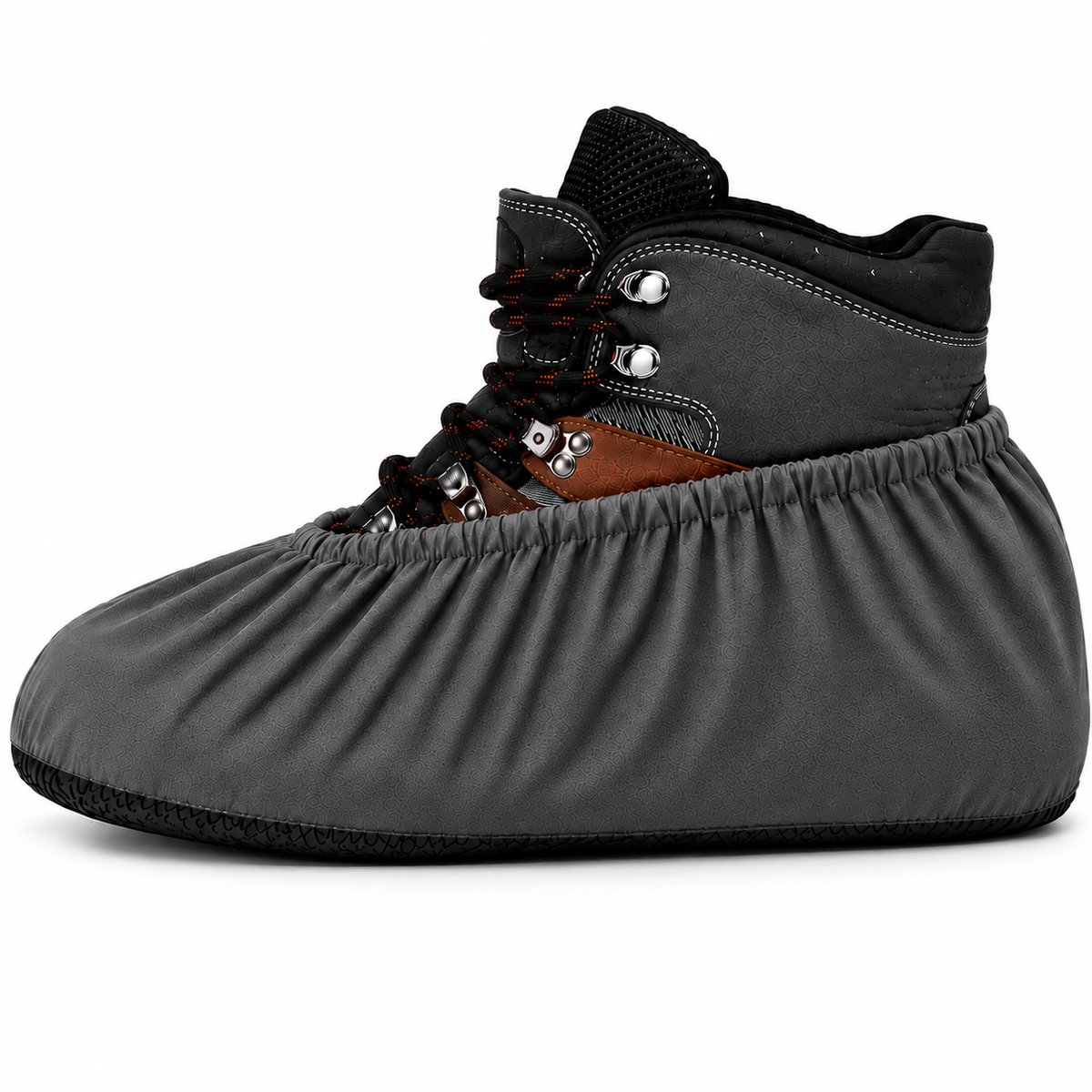 Premium Overschoenen - Maat 42-47 - Grijs - Wasbaar - Duurzaam - Antislip - Schoenovertrekken - Schoenhoesjes