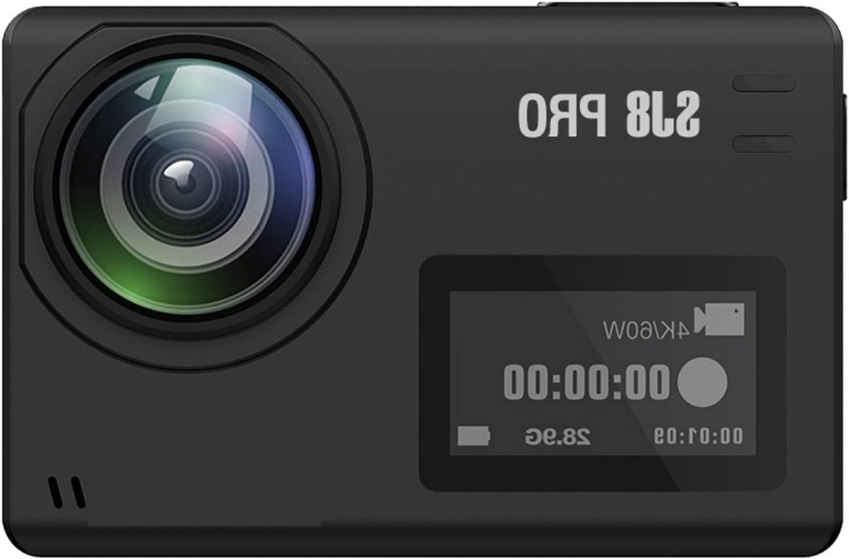 4K Actie Camera - Onderwatercamera DV - Sport Opnamen Maken - Dubbele Microfoon - Tot 30 meter - Zwart