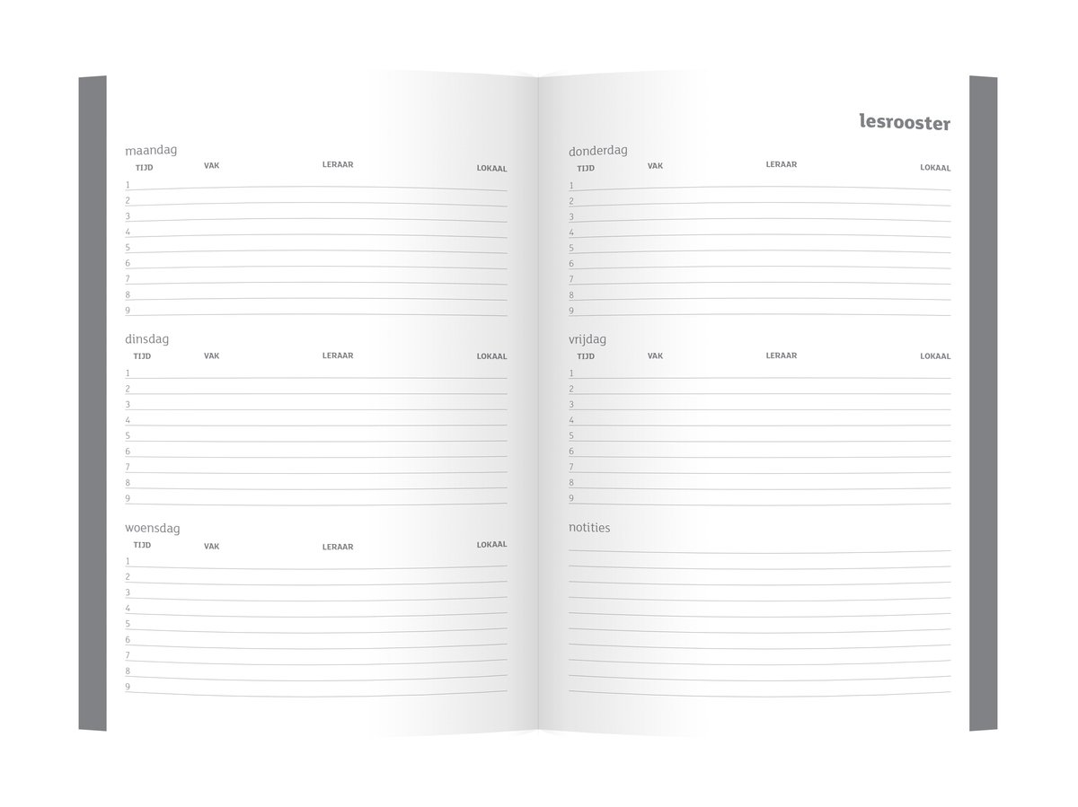 Kangaro Agenda Schoolagenda 2026 / 2027 A5 zwart 130 pagina's incl. lint - K-23909 — cadeau in Eten & Drinken - foto 5