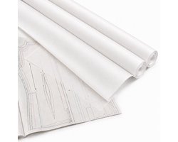 Patroonpapier op Rol - 2 rollen van 100 cm x 10 m - 20 m totaal - Light Transparant Papier voor Naaipatronen en Modeontwerp - 30 g/m²