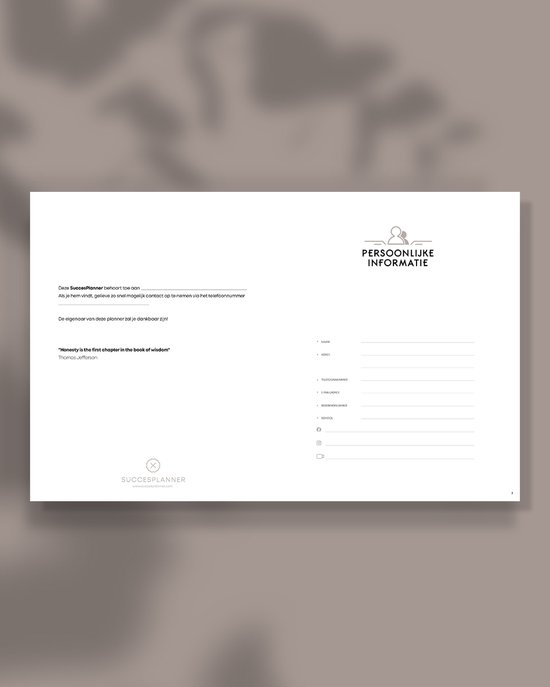 Oudroze academische SuccesPlanner '22-'23 - weekplanner & agenda - combineert je privé en school in één planner - Oudroze - augustus '22 - juli '23