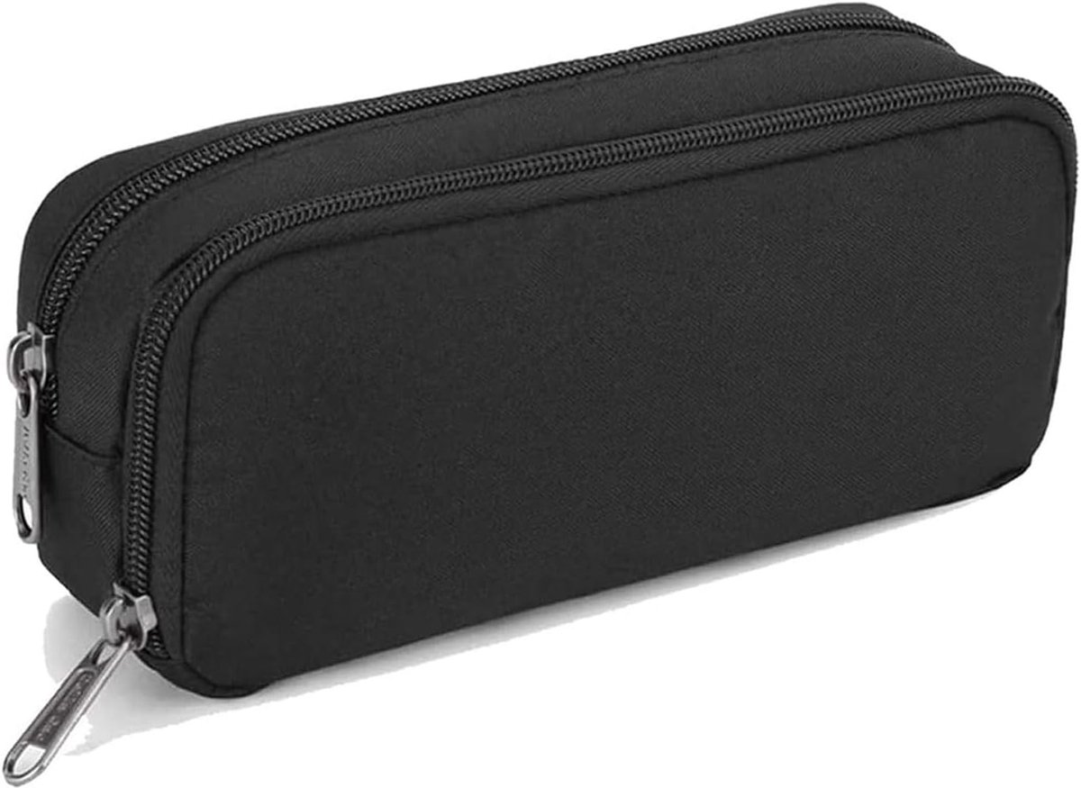 VHV - Pennenetui - Etui school - Pennenzak groot - Grote pennenmap - Duurzaam etui - Etui met rits - Schrijfwaren tas - Opbergetui pennen - Voor school - Voor kantoor - Voor studenten