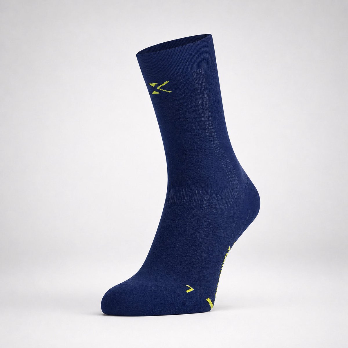 KINEX - Korte Compressiesokken - Compressie Sokken - Navy Blauw - Sportsokken - Voor Hardlopen, Wielrennen en meer.