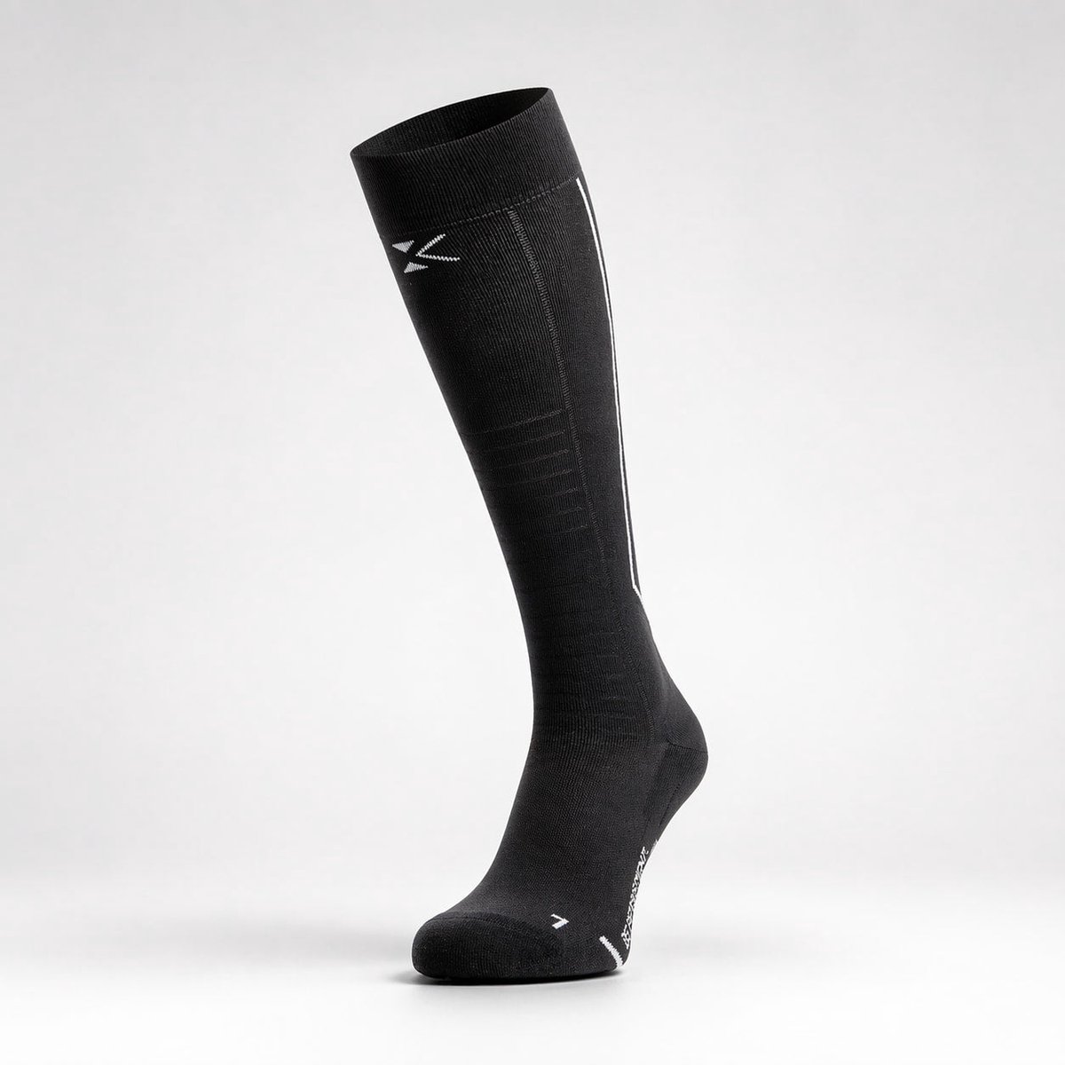 KINEX - Lange Compressiesokken - Compressie Sokken - Zwart - Sportsokken - Voor Hardlopen, Wielrennen en meer.