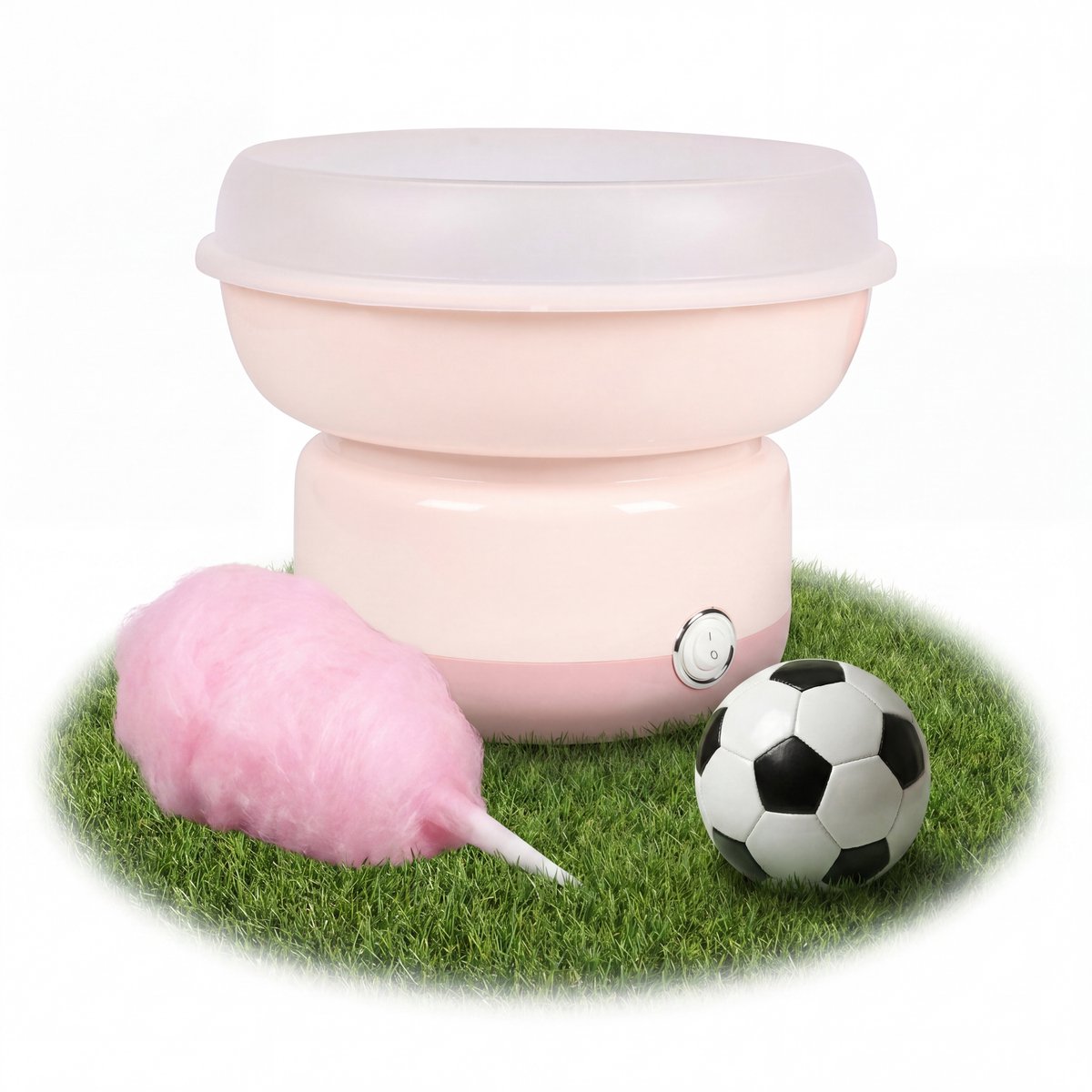 Princess 292990 Suikerspinmaker - Suikerspinmachine - 500 W - Met 10 stokjes en maatlepel - Kinderfeestje - party - Roze - BPA vrij - Cotton Candy - Pink