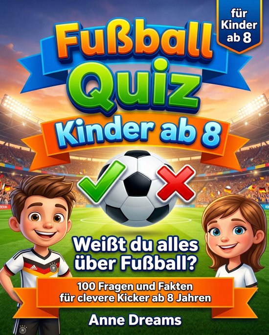 Fussball Quiz Kinder ab 8 - cover