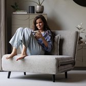 Troonz Slaapstoel Taormina 100x191 – Inklapbare Slaapbank – Zetelbed – Slaapfauteuil 1 Persoon – Tot 120 kg Draagvermogen