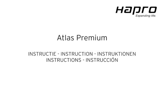 Hapro - Hapro Atlas 2 Premium Blue E bike Fietsendrager