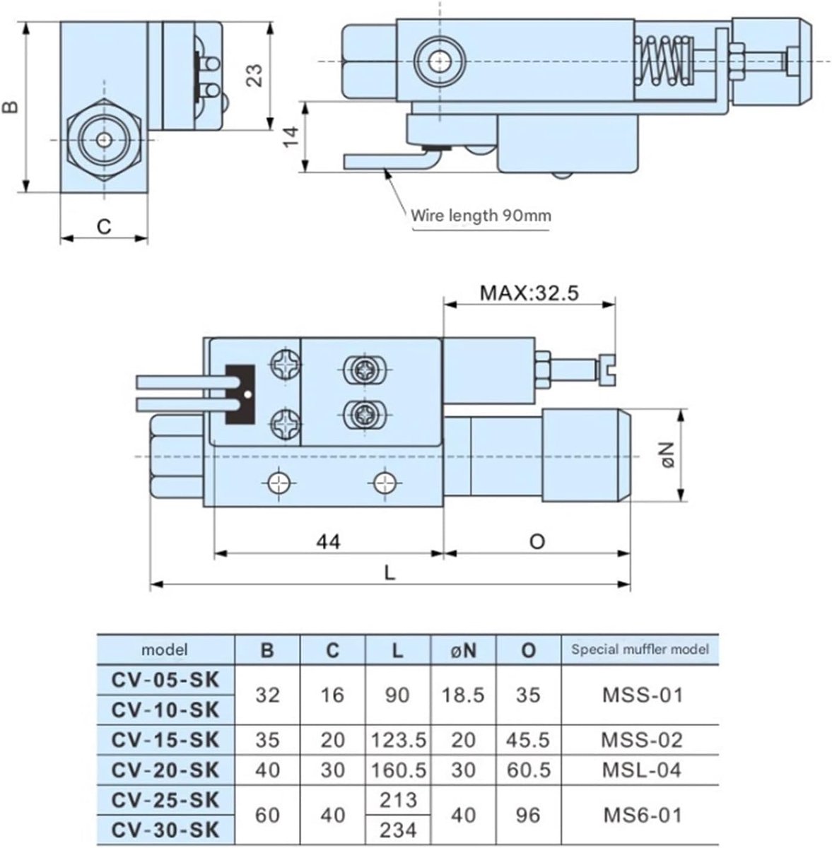 Vacuüm Generator - Luchtpomp - Industriële Toepassingen - Instelbare Kracht - Compact Formaat - Zilver