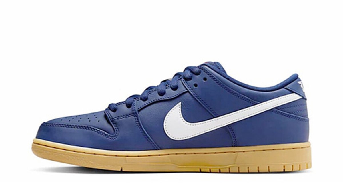 Nike SB Dunk Low ‘ Gum’ Blauw