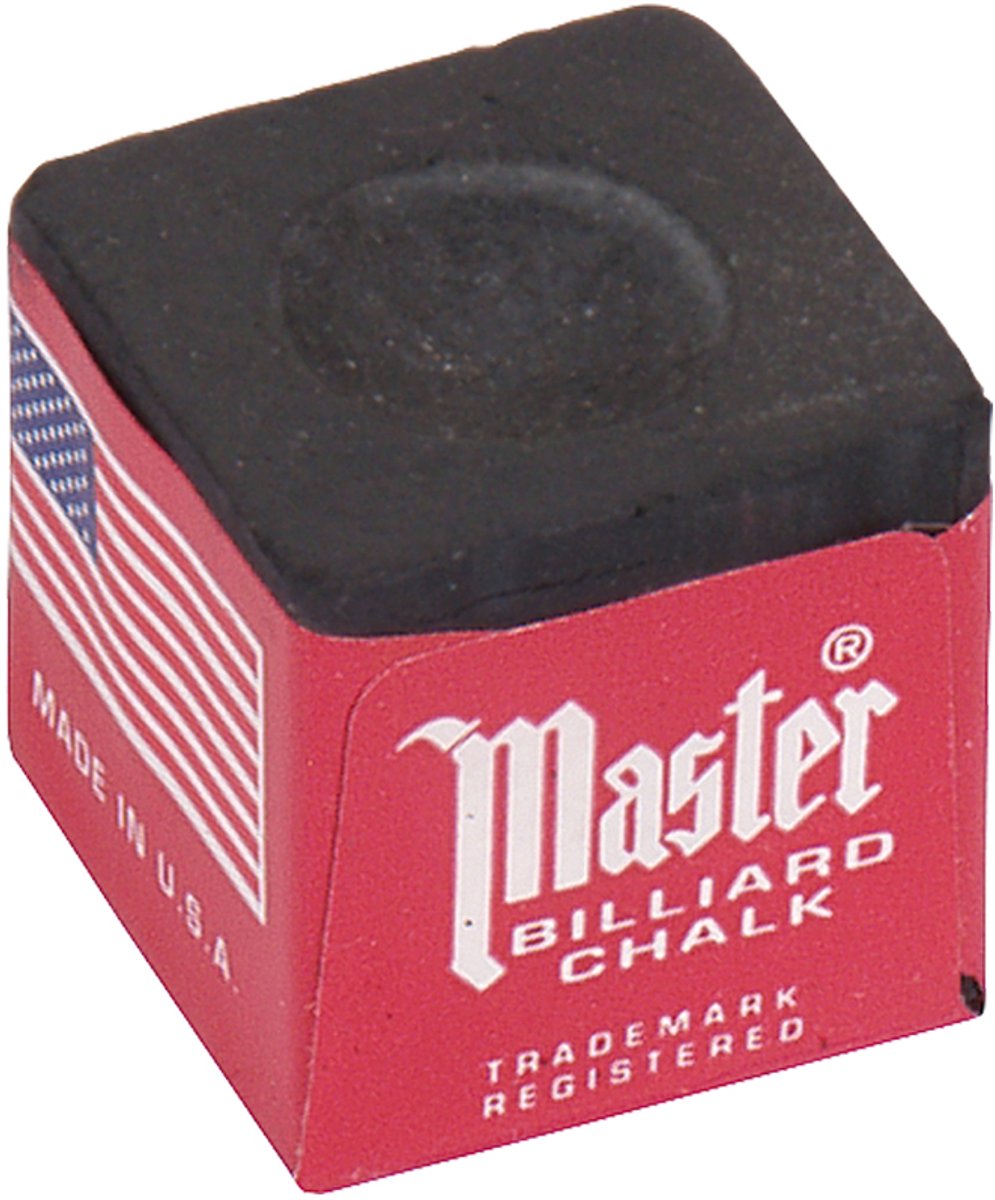 Master Master biljart krijt zwart (12st.)