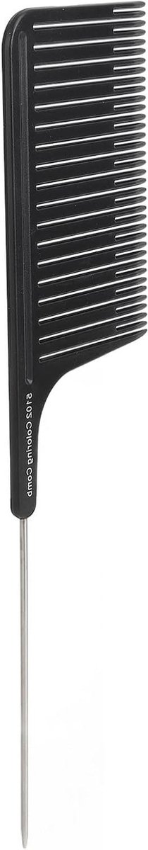 Haarmarkeerstiftkam - Haarverfkam Scheidingkam - Haar Verven - Ergonomisch Handvat - 122 x 6 cm - Zwart