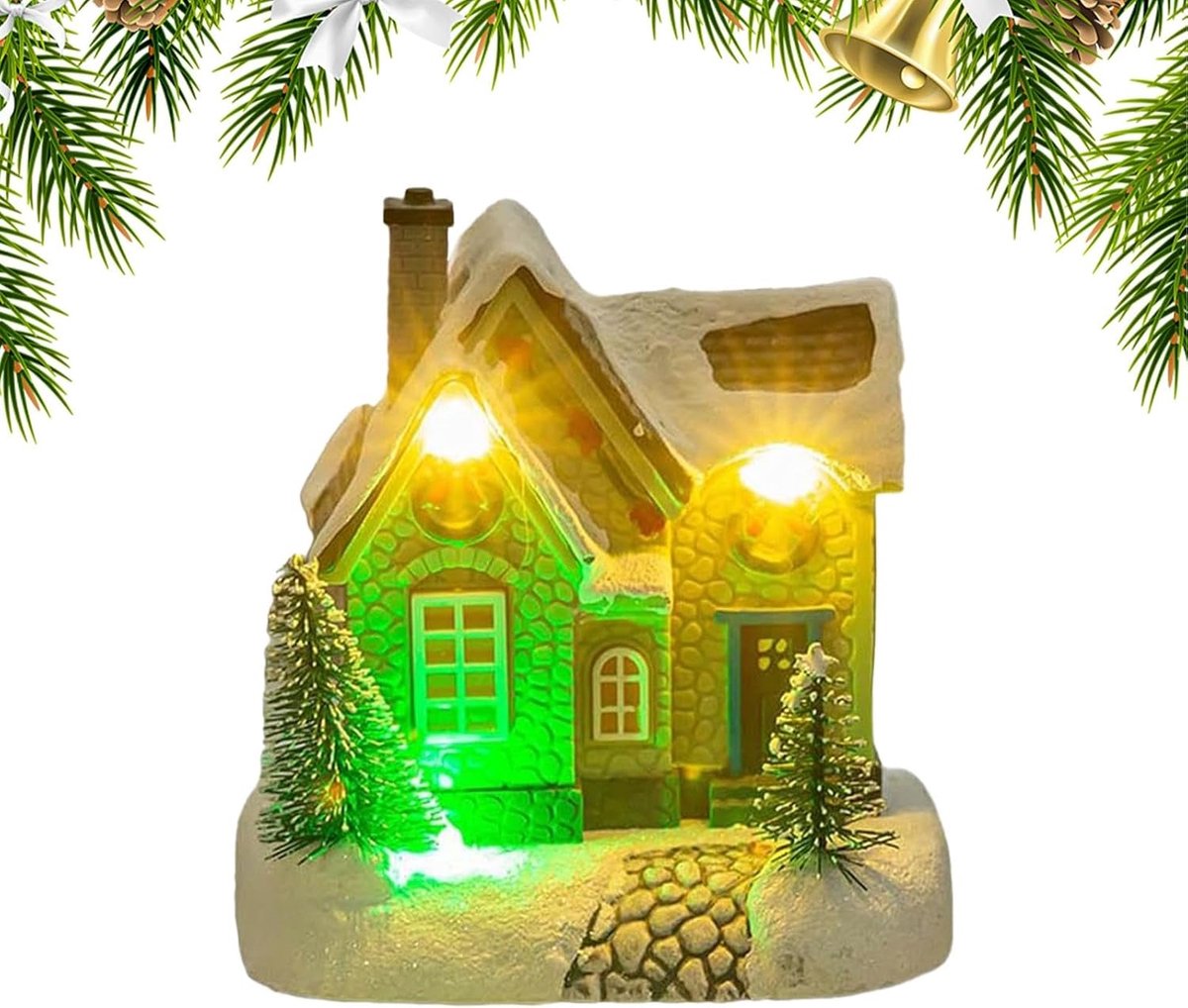 Kerstdorp Sets - Kersthuisjes Verlichting - Kerst Decoratie - Miniatuur LED Huisjes - Niet gespecificeerd - Niet gespecificeerd – foto 6