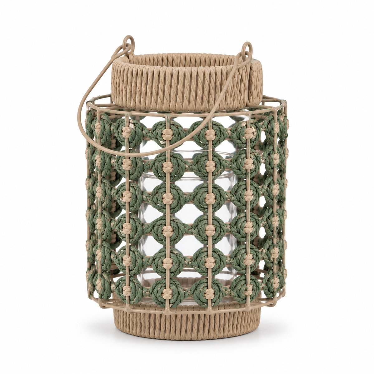 Rustik Lys - Lantaarn Sophie - 18x24cm - groen