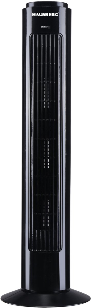 Hausberg Torenventilator 29 Inch – 90° Oscillerend – 3 Snelheden – Stil & Compact – 45W – Zwart