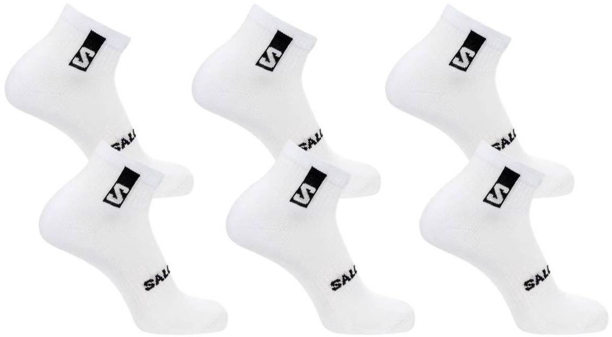 Salomon Everyday Ankle Socks 6-Pack Enkelsokken Wit