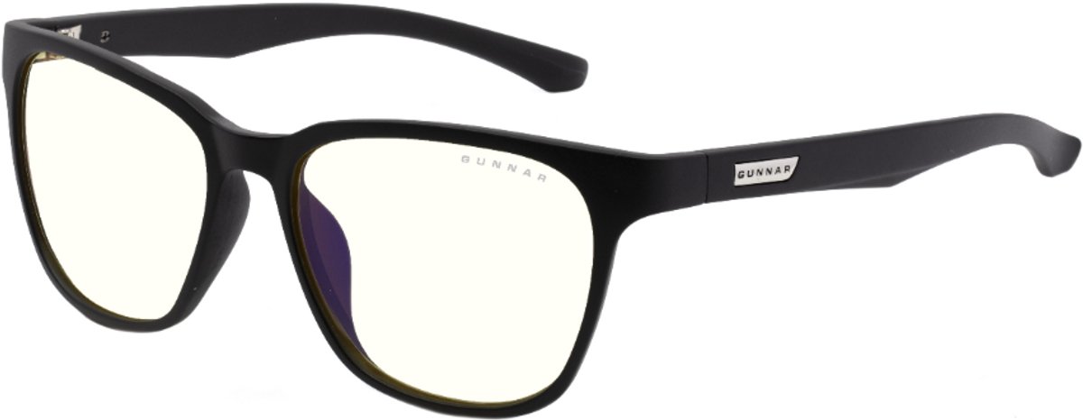 GUNNAR - Berkeley - Onyx - Clear - Gaming Bril - Computerbril - Blauw Licht Bril - Blue Light Glasses 0.2 Sterkte