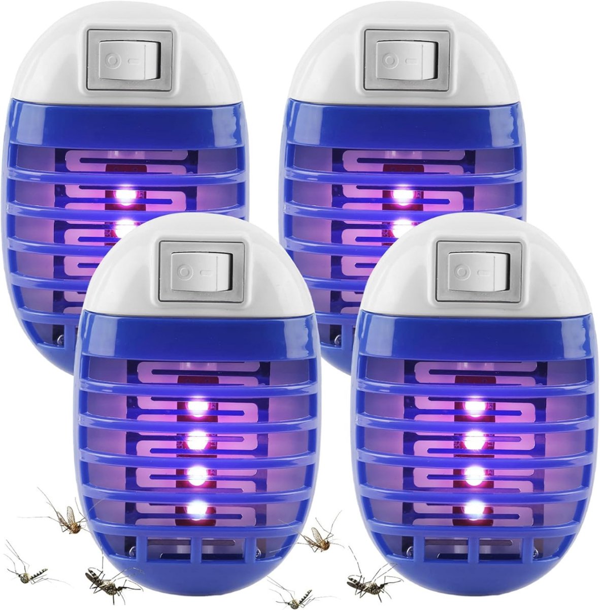 QUOVO® Mottenval - Mottenvanger - Insectenval - Donkerblauw - 24cm x 14cm x 7cm