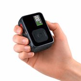 Draadloze Elektrische Fietspomp 8 Bar (120 PSI) - Mini Compressor 130g - Digitaal Display - USB-C Oplaadbaar - Presta & Schrader - Inclusief Hoesje + Accessoires