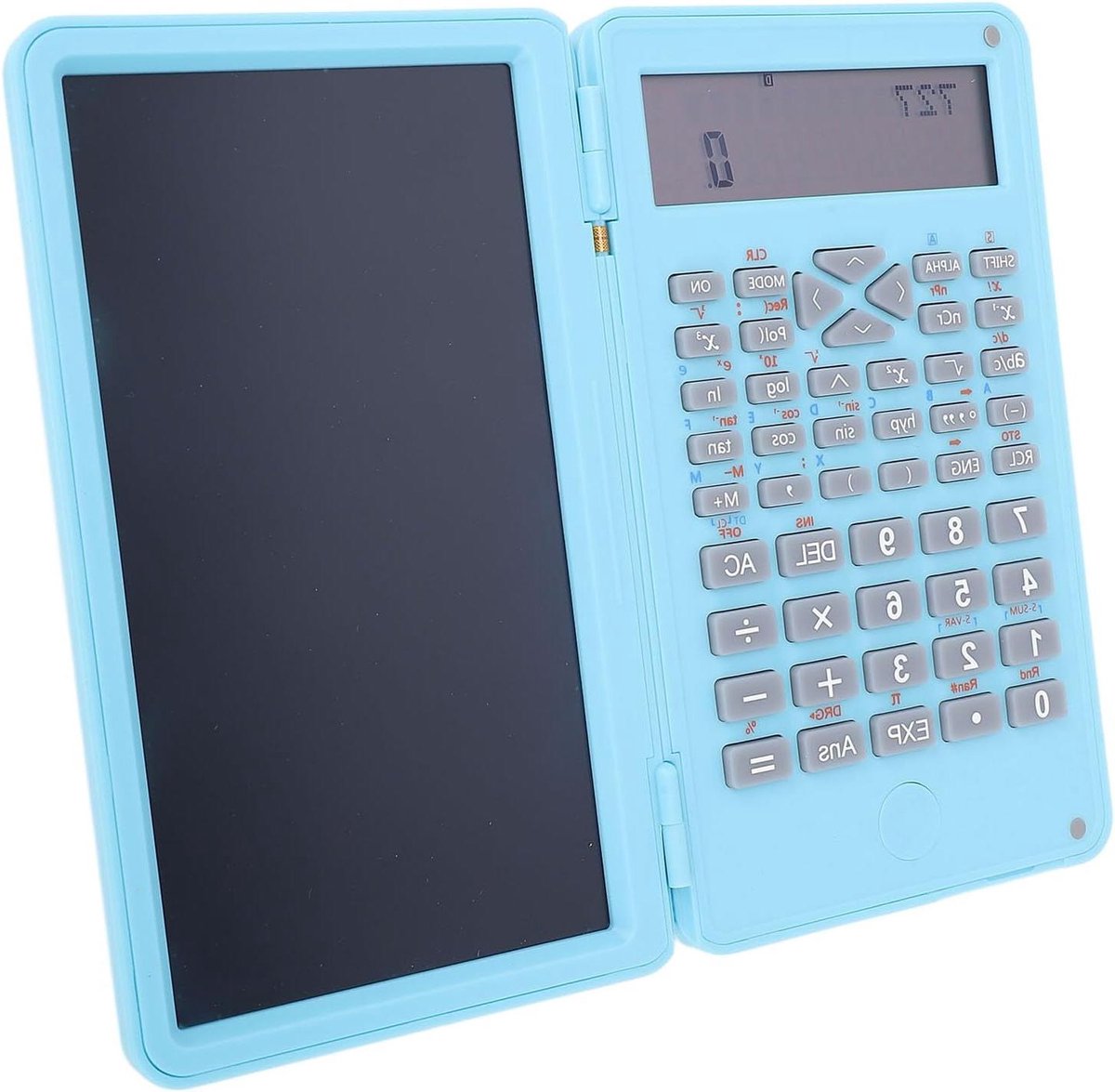 Rekenmachine Schrijftablet - Digitale Notities - Zakelijk Rekenwerk - 2-in-1 Functionaliteit - 6 Inch Display - Zwart
