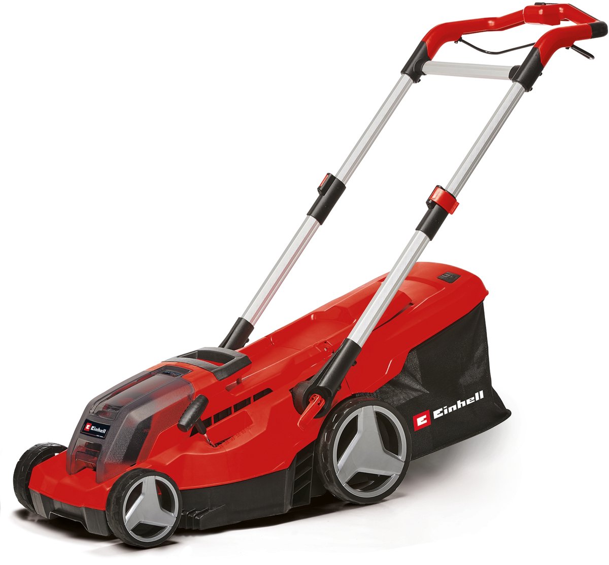 Einhell Professional Accu Grasmaaier GP-CM 36/450 BL Kit - Power X-Change - 36 V/Li-ion - Maaibreedte: 38 cm - Aanbevolen gazonoppervlakte: tot 450 m² - Maaihoogte: 25-75 mm - Incl. 2x 4.0 Ah Accu en 1x DUO-lader – foto 2