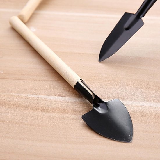 Tuingereedschap Set - Handgereedschap - Kleine Tuinprojecten - Mangaanstaal Constructie - 3 Delig - Metaal van Tuingereedschap. — afbeelding 4