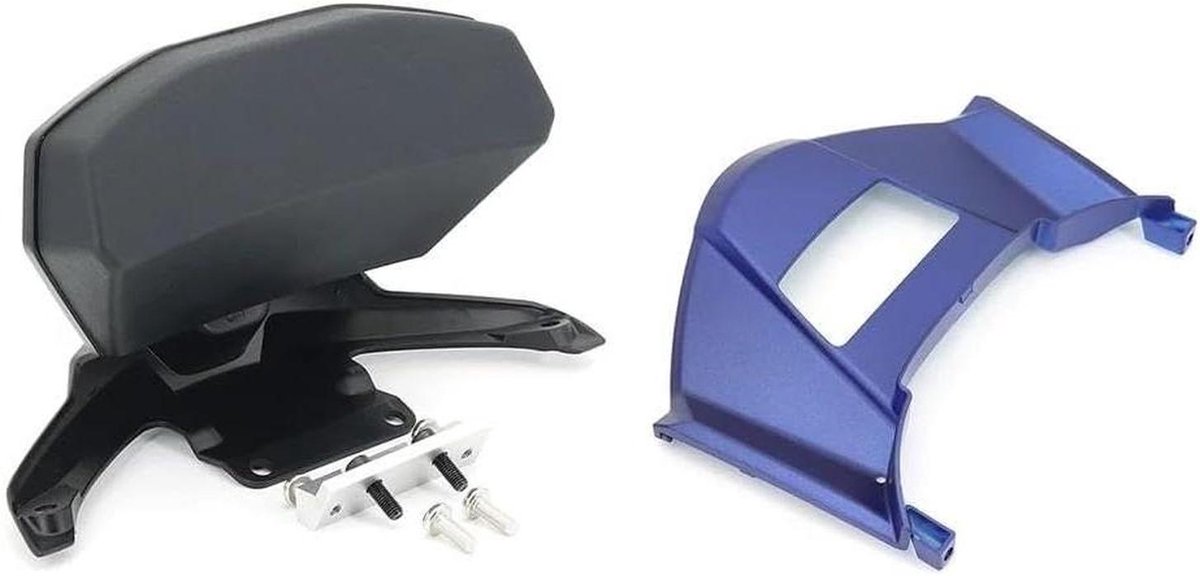 Motorfiets Rugleuning - Passagierssteun - Comfortabel Reizen - Duurzaam Schuim Aluminium - Niet gespecificeerd - Blauw